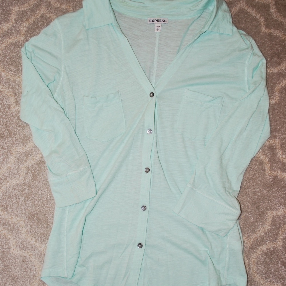 Express button down blouse in Womens